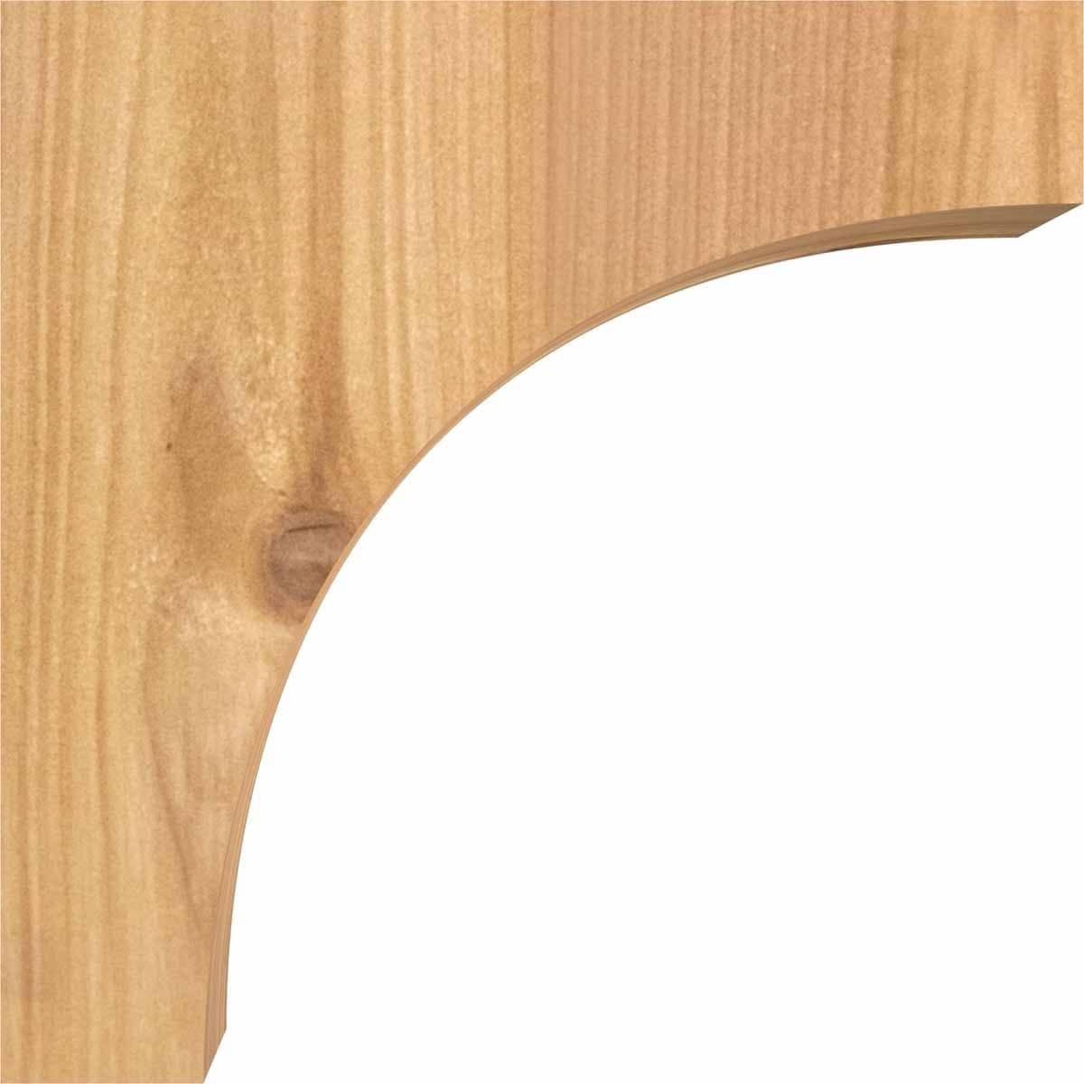 5 1/2x22W x 12x22D x 28x22H Western Red Cedar Corbel I1567