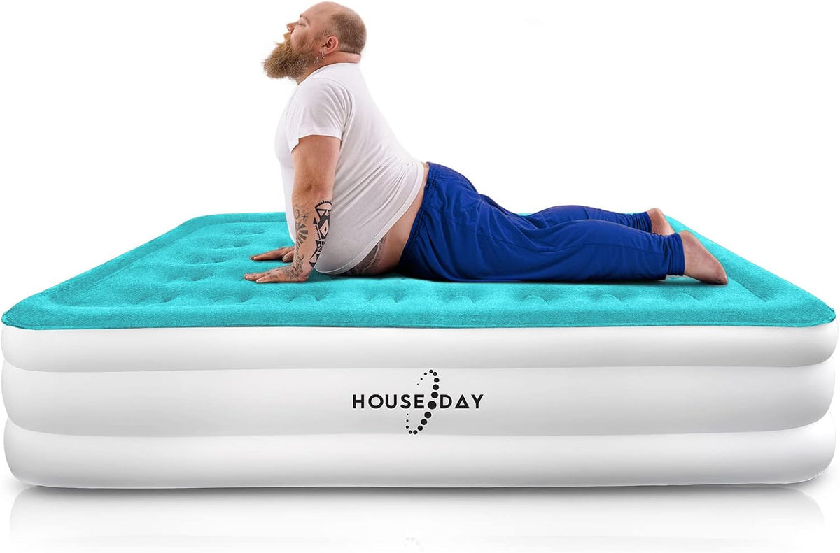 Queen Air Mattress with Built-in Pump, 80x60x18, Pack of 2 K37574