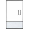Satin Nickel Door Kick Plate 6x22 x 28x22 Y39664