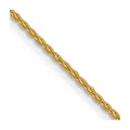 14 Karat Yellow Gold 1.2mm Wheat Chain D577072