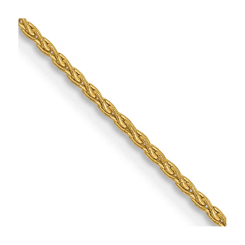 14 Karat Yellow Gold 1.2mm Wheat Chain D577072