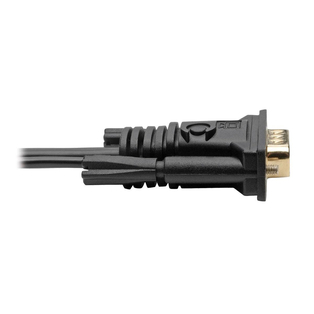 Black 6 ft VGA to HDMI Adapter Cable S62477