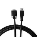 USB 3.0 Cable A/M to Micro B/M Dual Screw Locking Industrial Drag Chain Cable (1M) Pack of 2 L120161