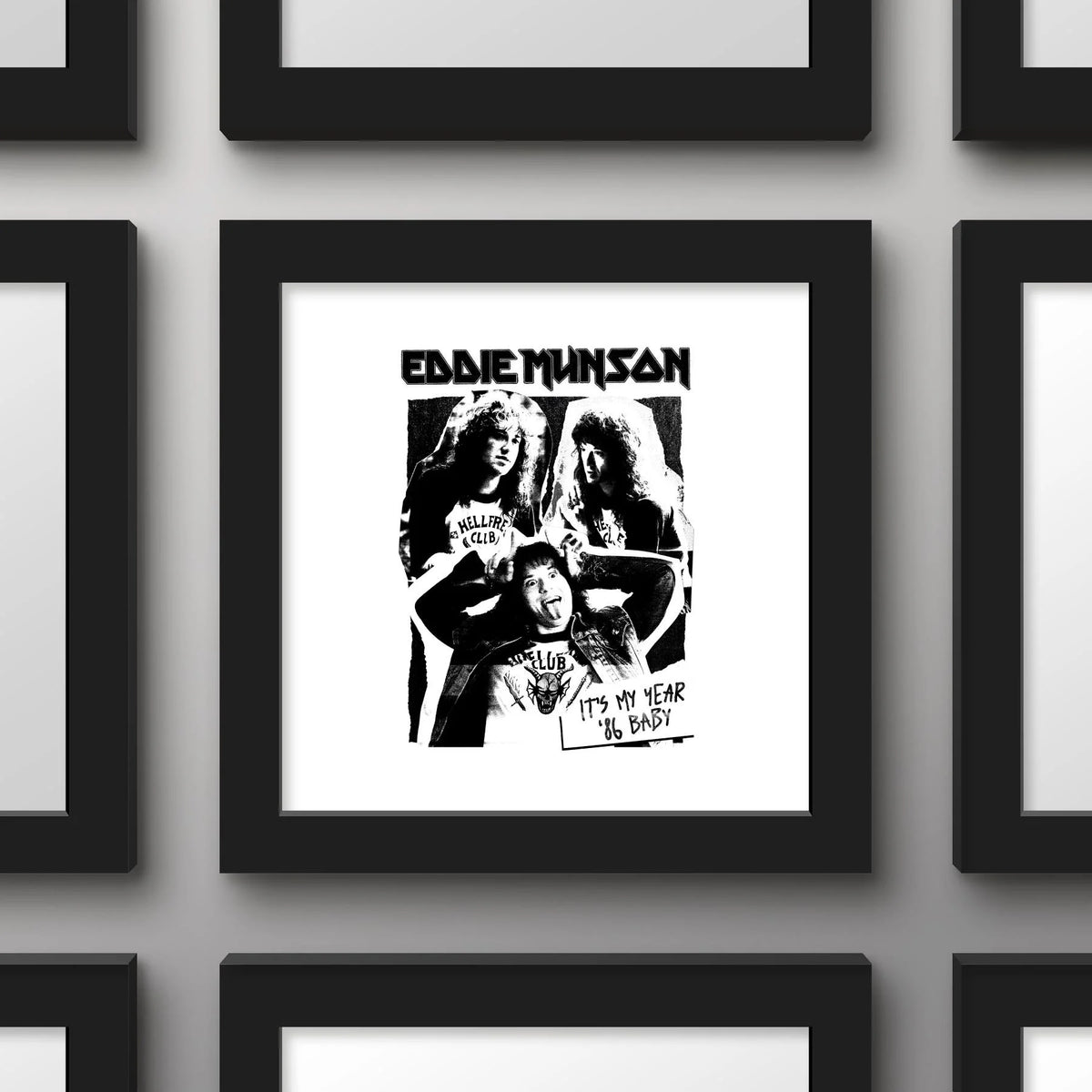 Black Framed Wall Art, 12" x 12" H404255