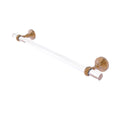 24 in. Brushed Bronze Towel Bar with Twisted Accents C5262