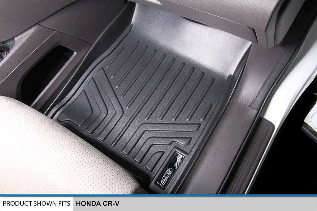 Black 2 Row Floor Mats and Cargo Liner Set for Honda CR-V Z597