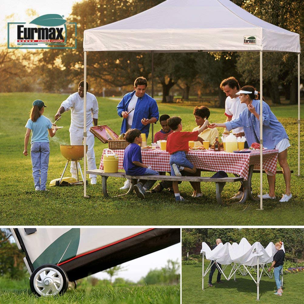 8 x 12 Instant Canopy Tent with Wheeled Storage Bag T827