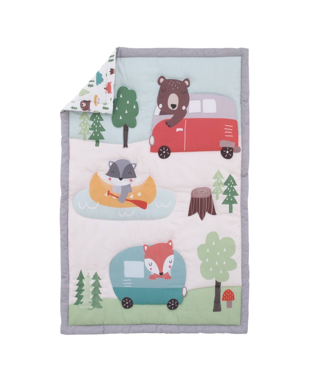 Retro Camper 3-Piece Mini Crib Bedding Set A394