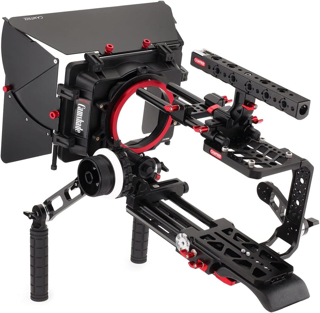 Shoulder Mount Cage Kit with Matte Box, Follow Focus, Top Handle and Dovetail Plate S96980