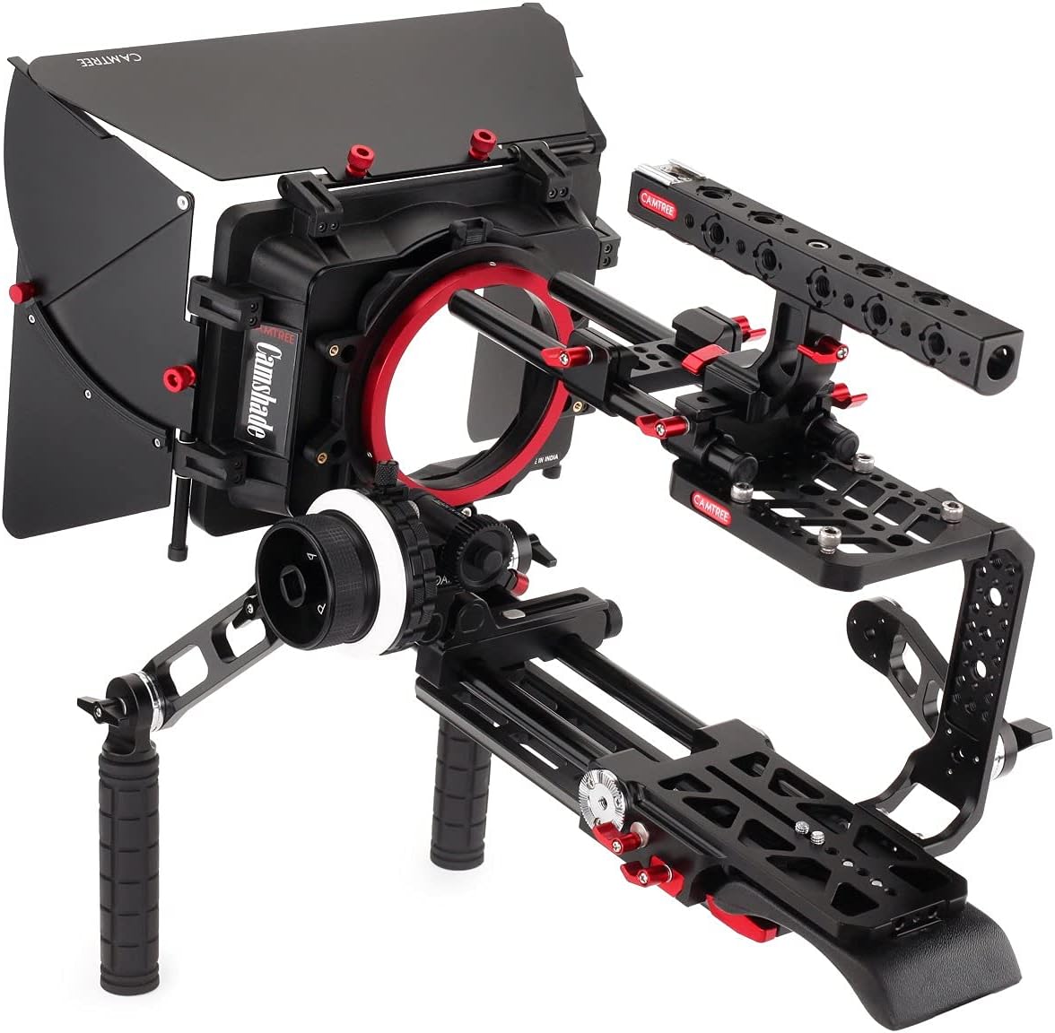 Shoulder Mount Cage Kit with Matte Box, Follow Focus, Top Handle and Dovetail Plate S96980