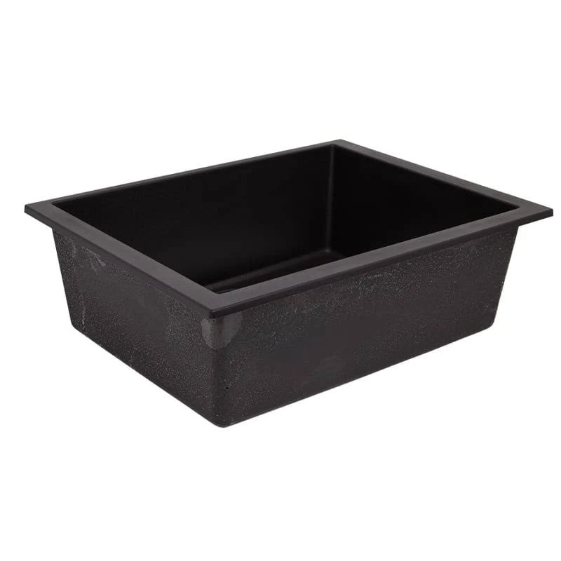 Black Granite Composite Undermount Kitchen Sink N4559