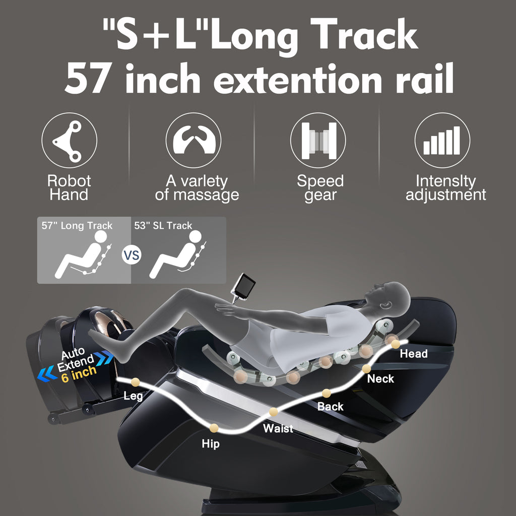 Black 4D Massage Chair Q4568