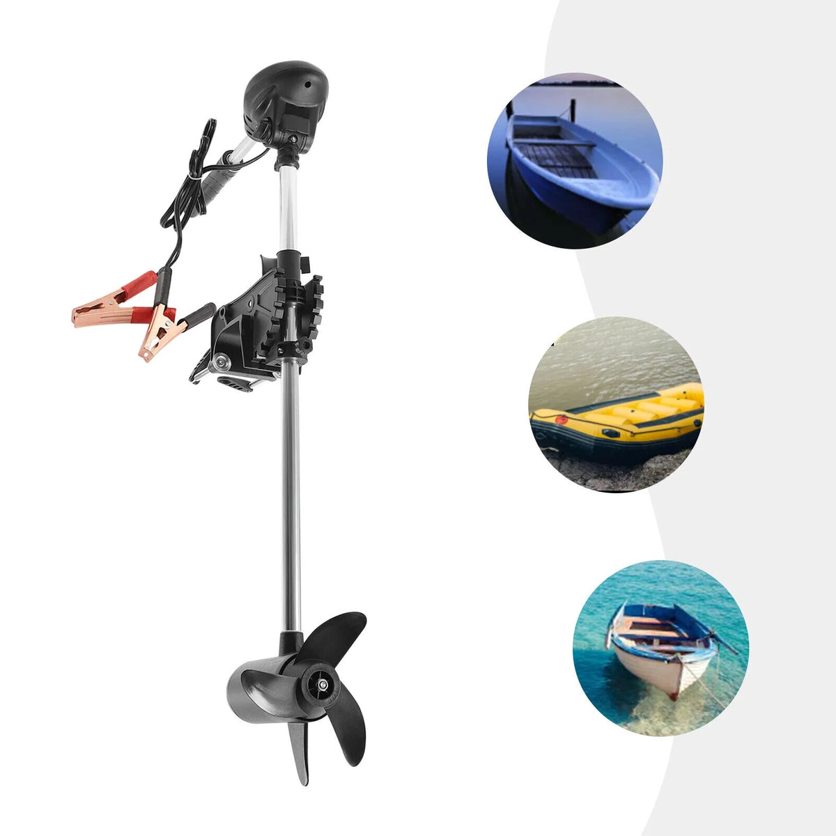 12V 60LB Electric Trolling Motor with LED Display K46595