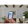 White Cordless Blackout Motorized Cellular Shade A5120