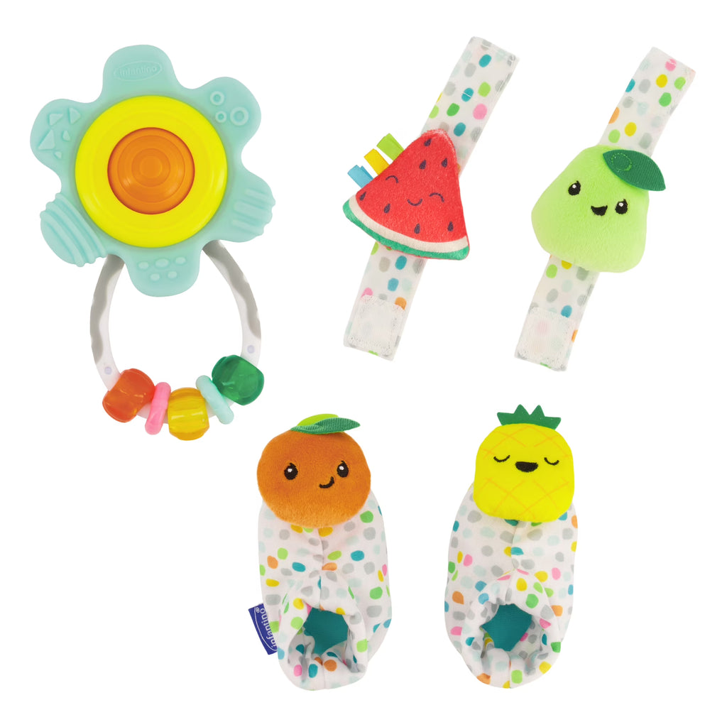 3-Piece Multicolor Baby Rattle Gift Set F18642