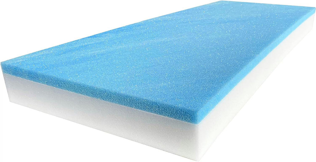 Cool Gel Memory Foam Bench Cushion Replacement Medium Firm I124