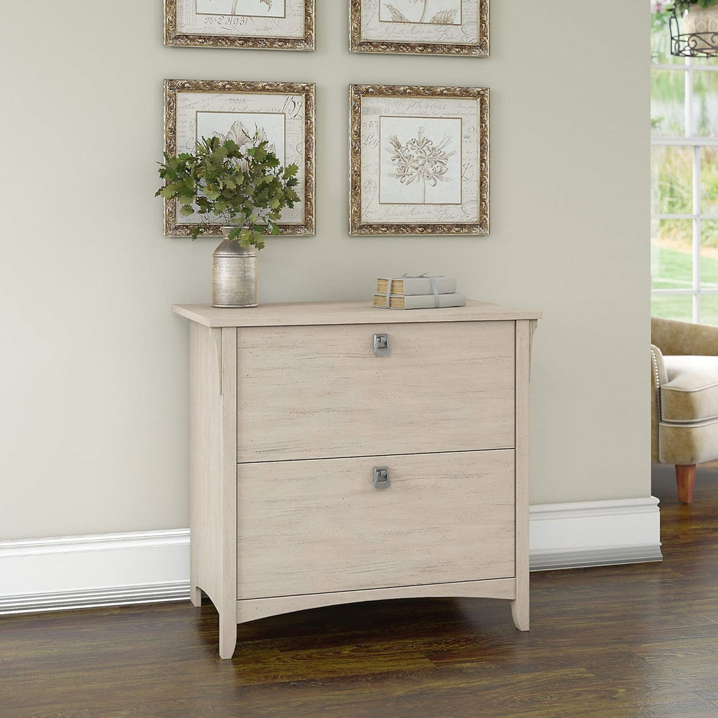 Antique White Lateral File Cabinet O974