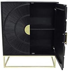 Solid Mango Wood Cabinet Y68474