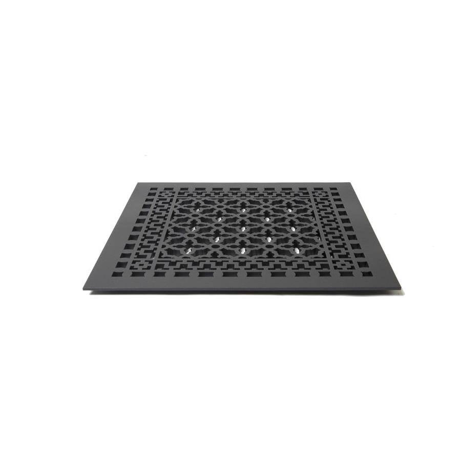 Cast Iron Floor Register in Black D93723