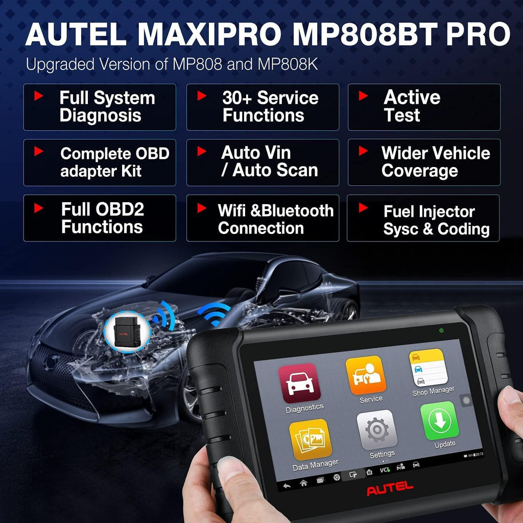 2022 Newest Car Diagnostic Scan Tool with Advanced Bi-Directional Control, All Systems Diagnosis, 30+ Service M7660