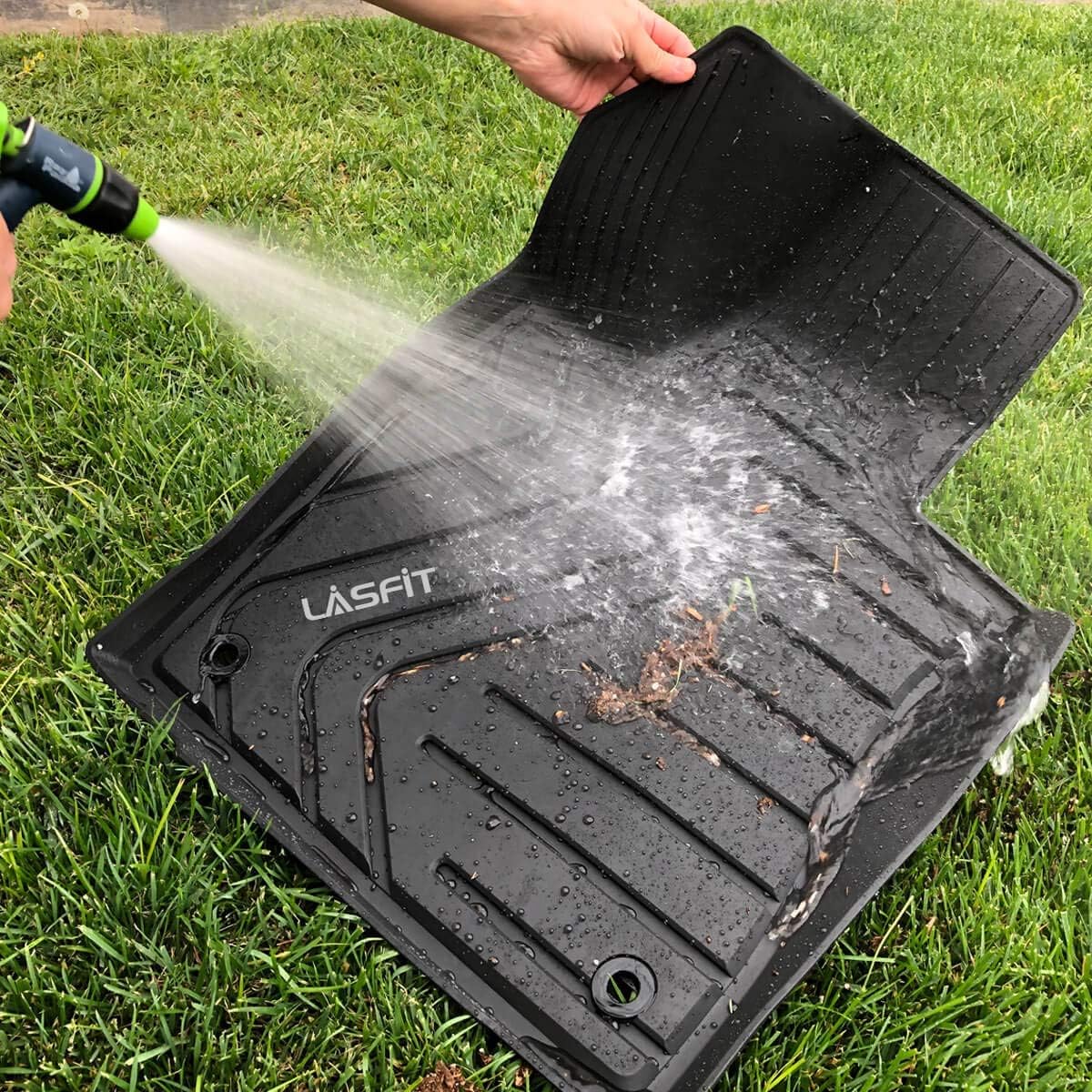 Black TPE Car Floor Mats for Toyota Highlander P534