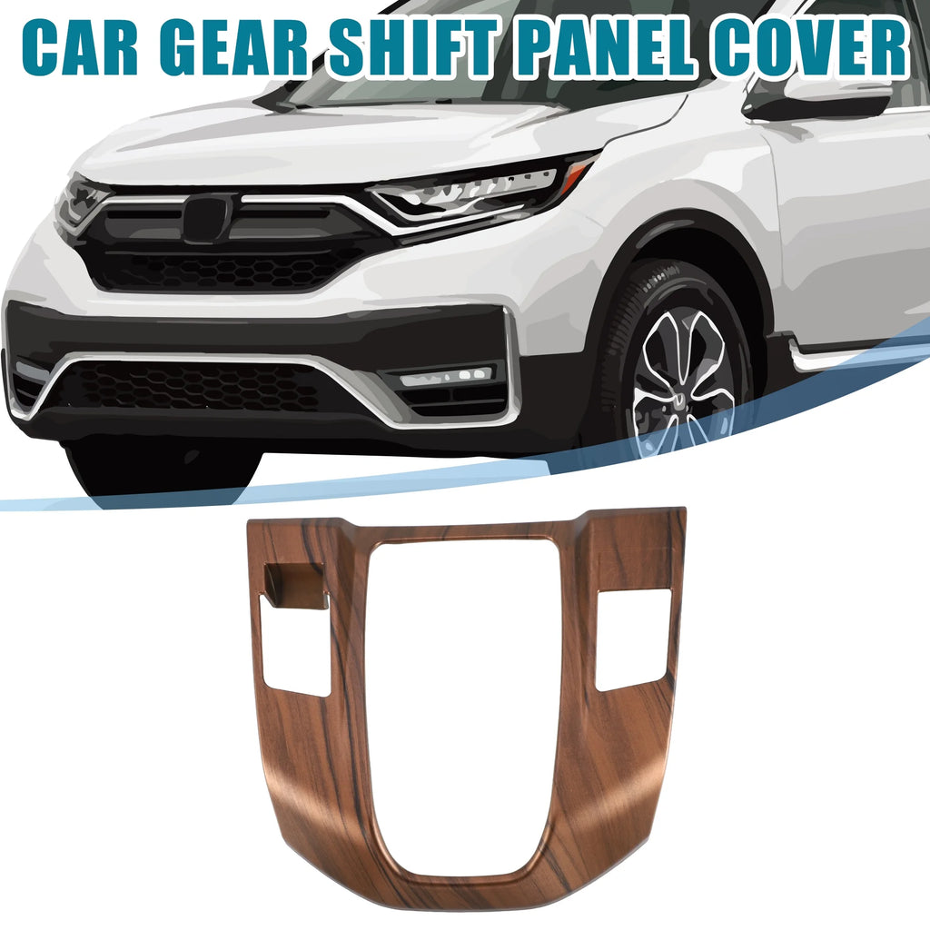 Car Gear Shift Panel Cover Interior Accessories for Honda CRV 2017-2022 Peach Wood Texture Pattern M888