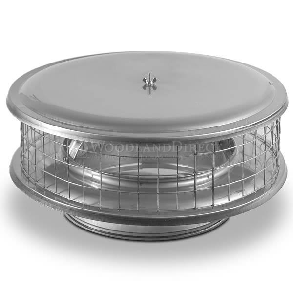 Stainless Steel Chimney Cap with Mesh Screen B246