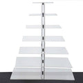 7 Tier Square Acrylic Cupcake Stand L75200