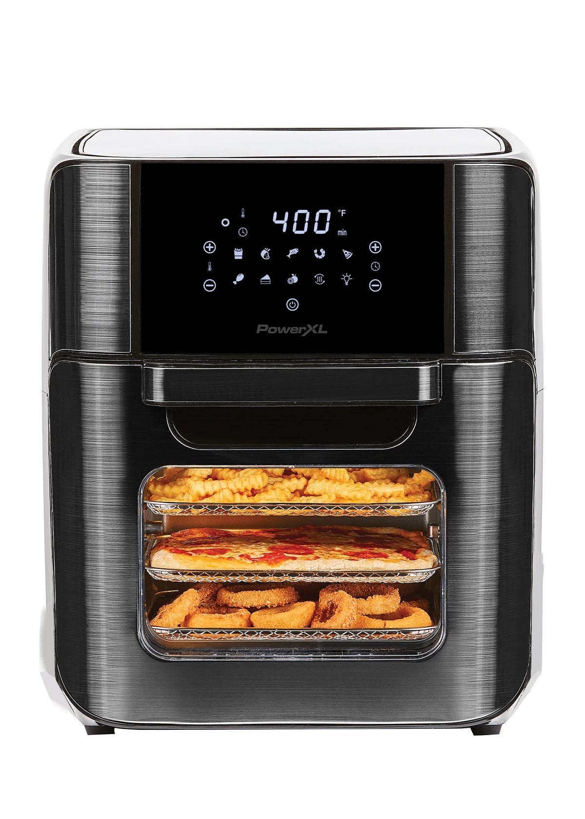 12 Quart Black Stainless Steel Air Fryer O101