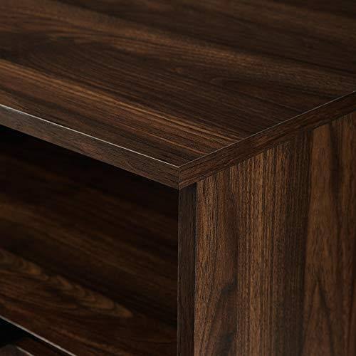 Angled Door Sideboard - Dark Walnut N337205