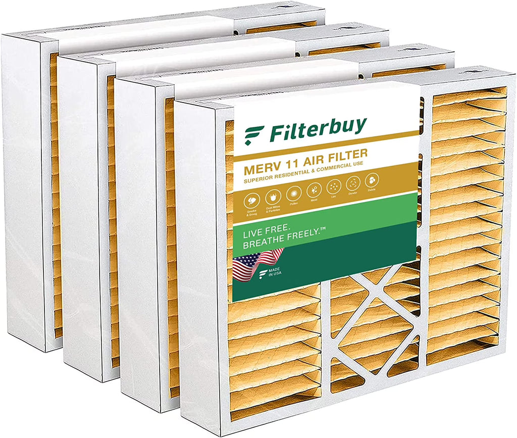 22x24x5 MERV 11 Pleated HVAC AC Furnace Air Filters (4-Pack) B8160