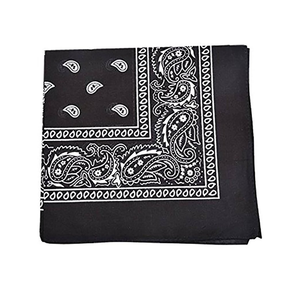 150 Pc Paisley 100% Polyester Bandanas (Hot Pink) F9120