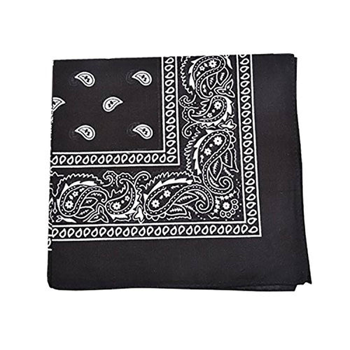 150 Pc Paisley 100% Polyester Bandanas (Hot Pink) F9120