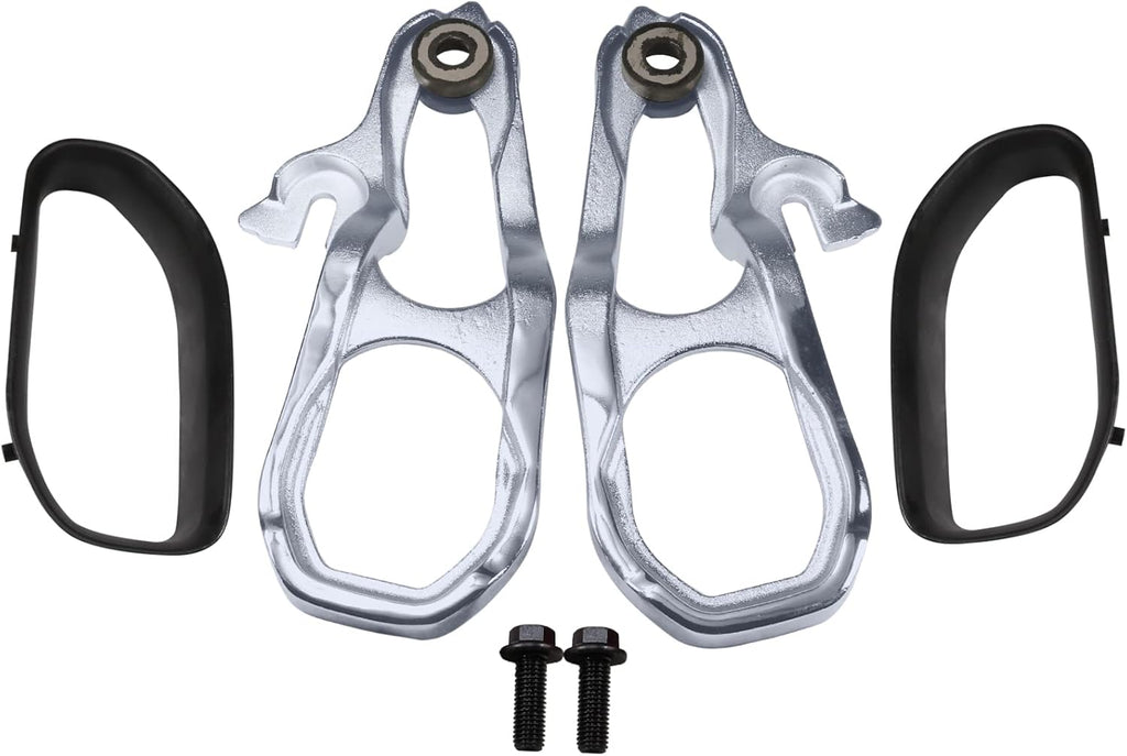Black Front Car Tow Hooks Left & Right With Hardware Replacement For Dodge Ram 1500 DT 2019 2020 2021 2022 H597732