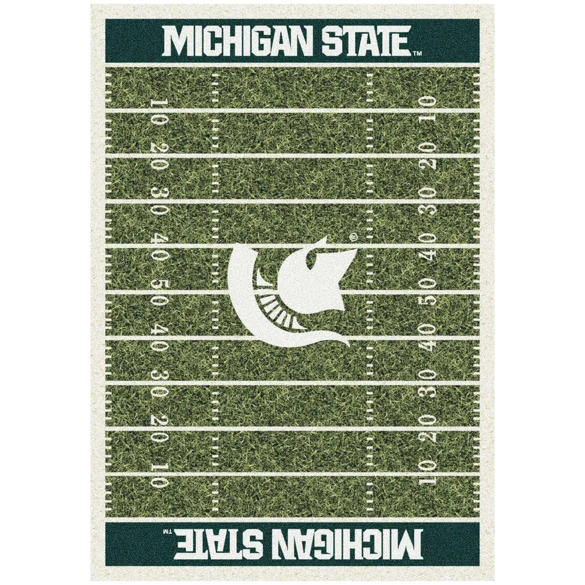 Michigan State Multi 10&9x22 x 13&2x22 Home Field Rug B883