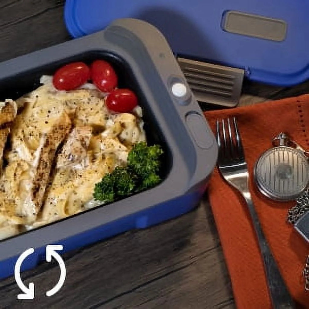 Self Heated Reusable Lunch Box and Food Warmer D573