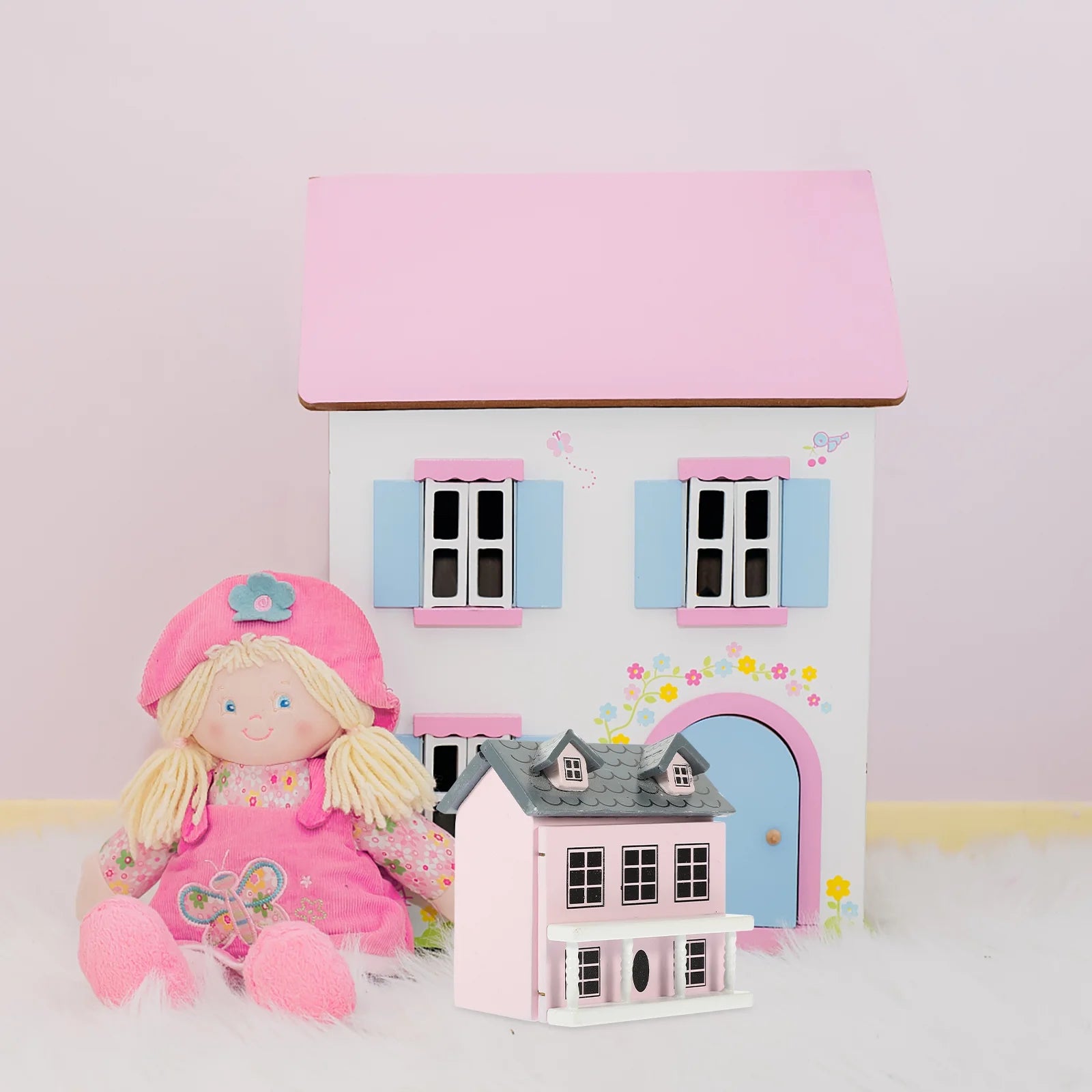 Miniature Wooden Doll House Villa Z291