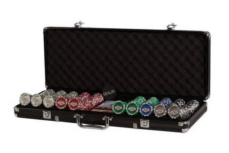 500 PC Black Poker Set Y642835