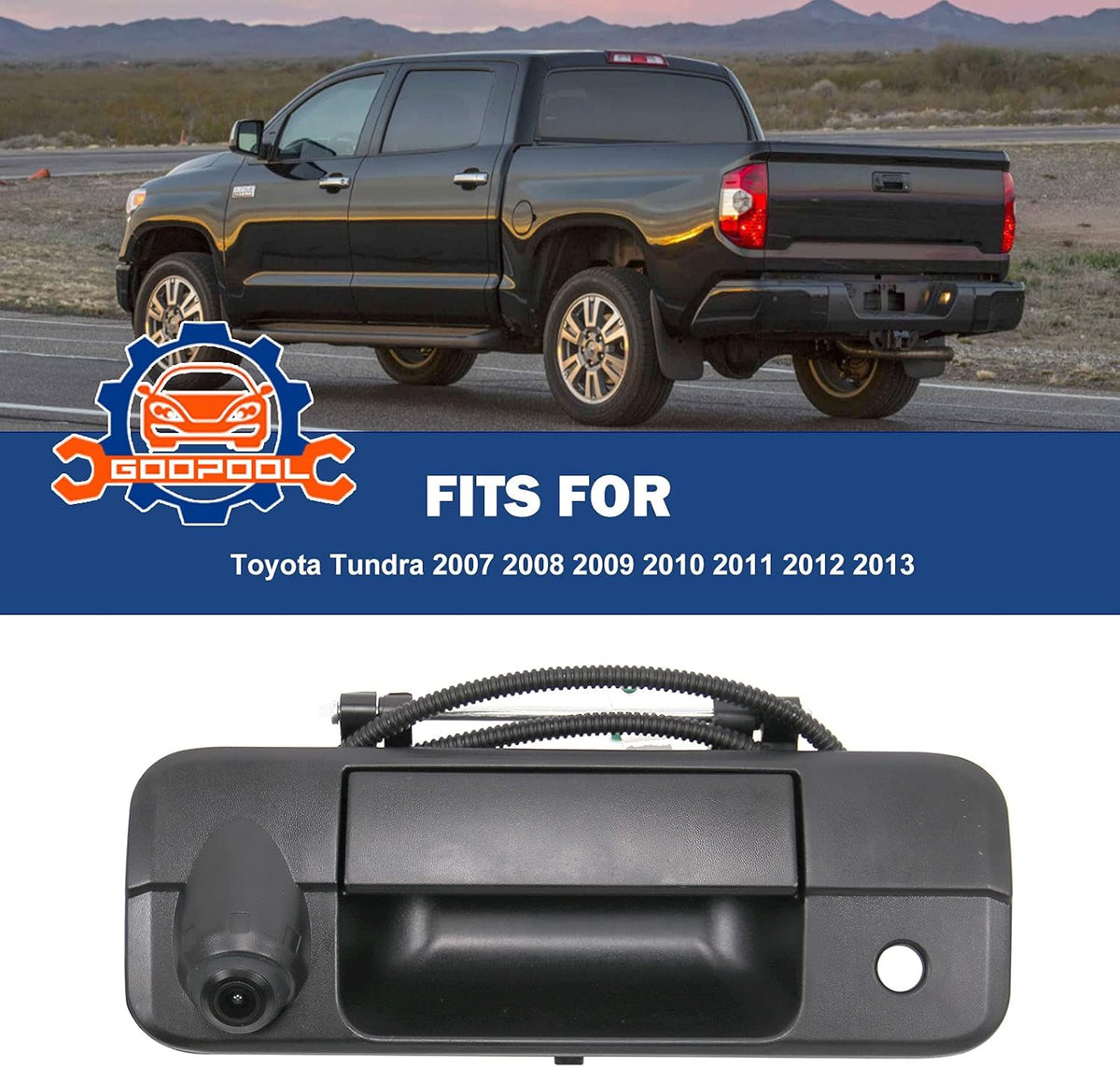 Tailgate Backup Camera Rear View Handle Pack of 2 B459795