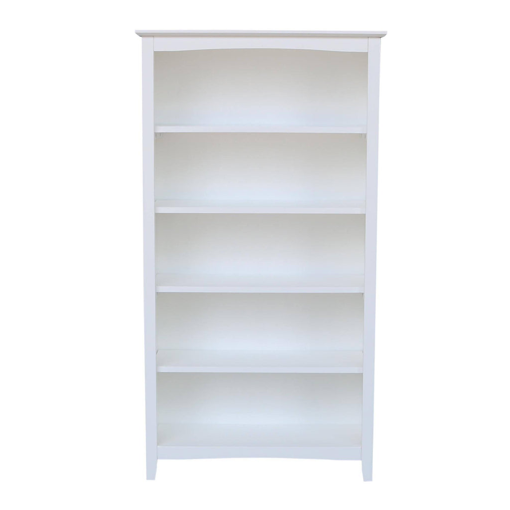 White Shaker Bookcase Y105