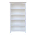 White Shaker Bookcase Y105