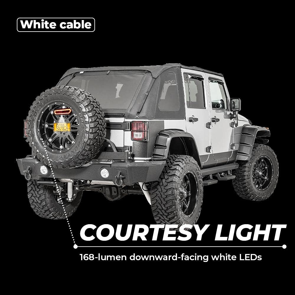 UTV Chase LED Tail Light Brake Light Bar with 5 Modes Pack of 2 Q6211