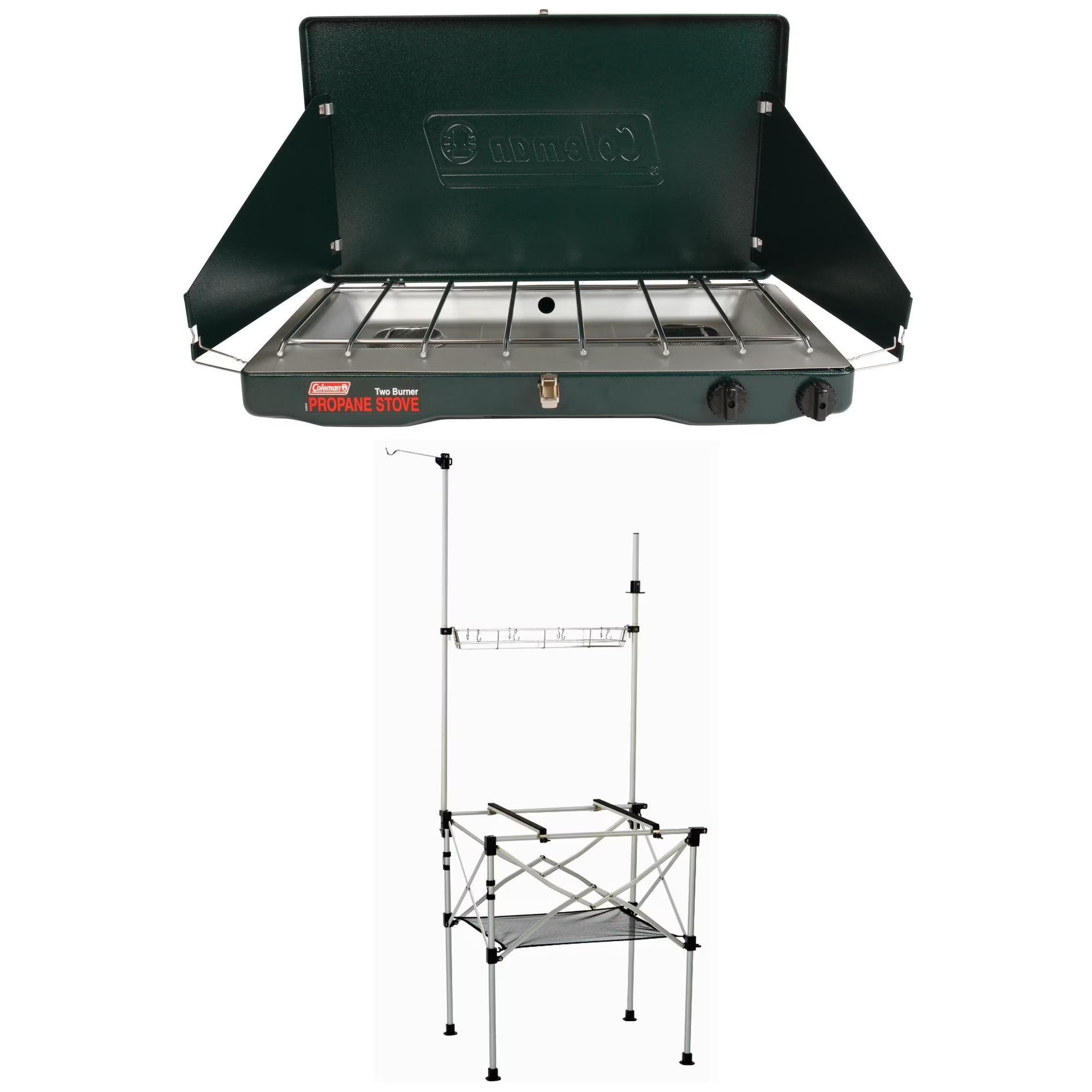 2-Burner Stove and High Stand Bundle G364