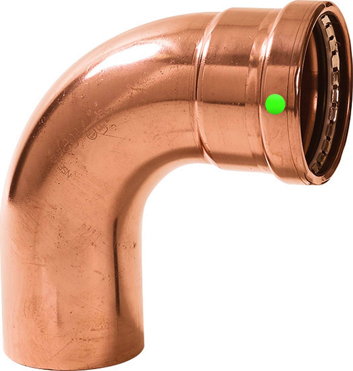90 Copper Elbow with Press Connection U576