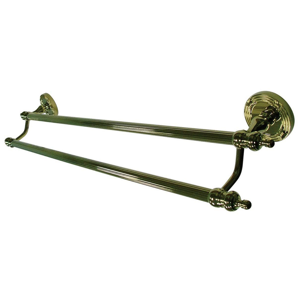 24x22 Dual Towel Bar, Satin Nickel Q628