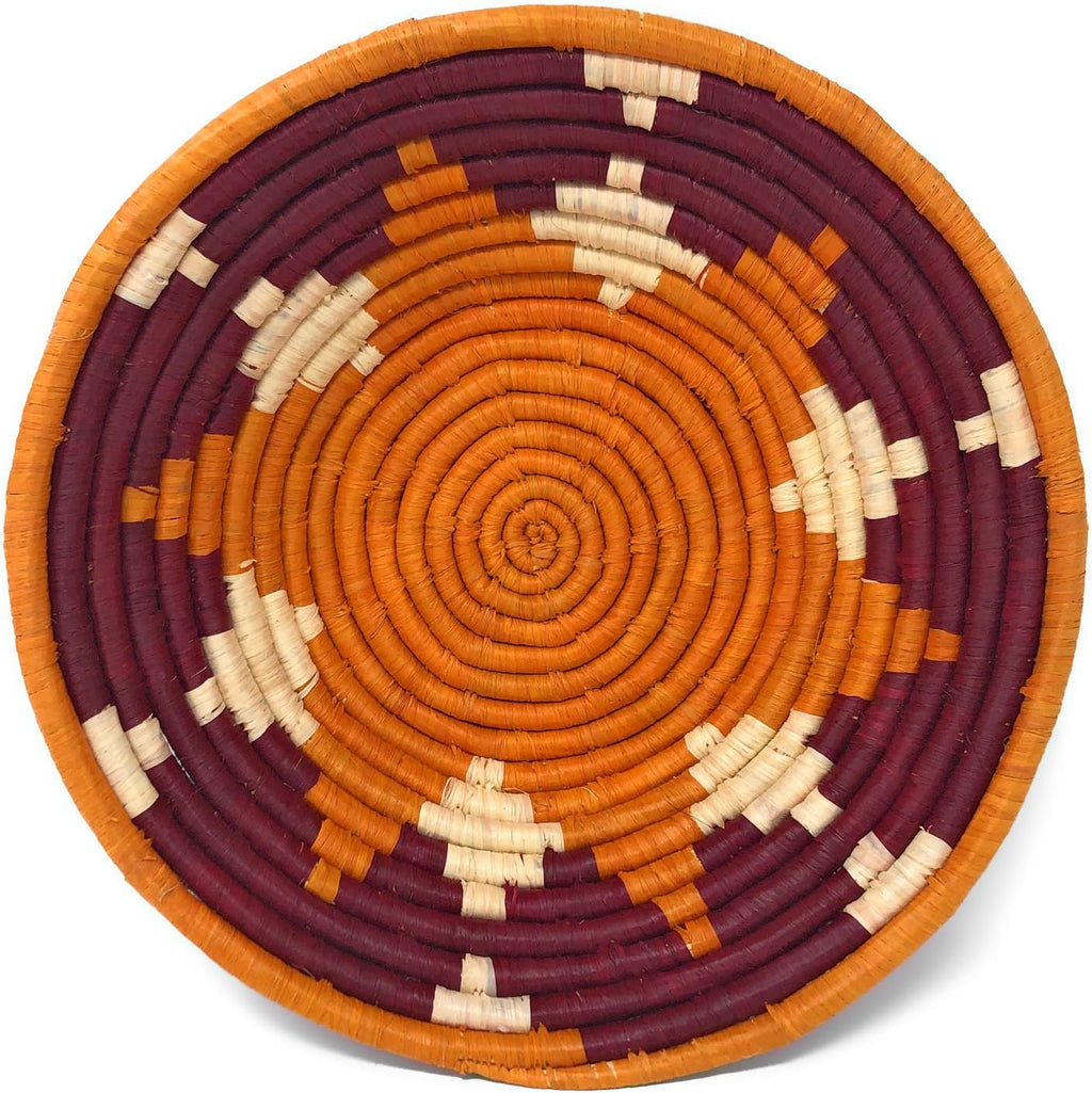 Sweet Potato and Sorghum Handwoven Raffia Basket, Pack of 2 Q16563