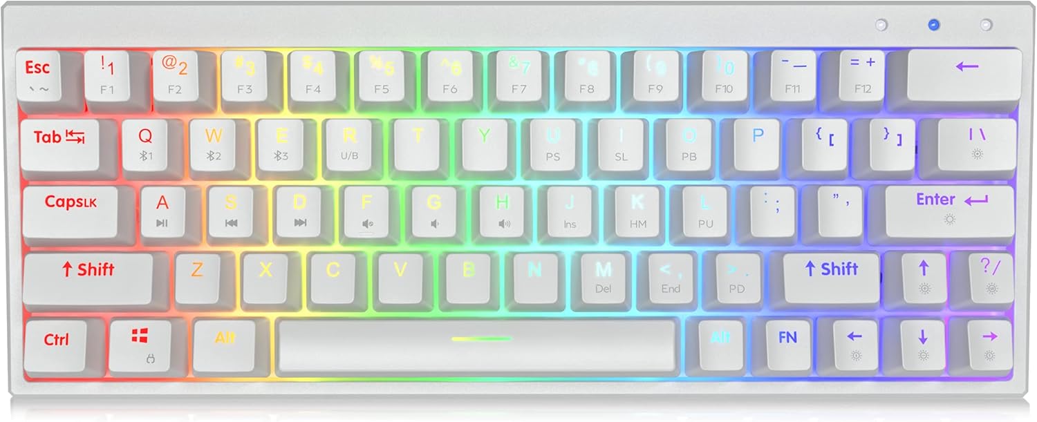 White 60% Mechanical Gaming Keyboard L841964