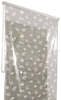 White Shower Roller Blind Empty Cassettes 128 x 240 cm K1129