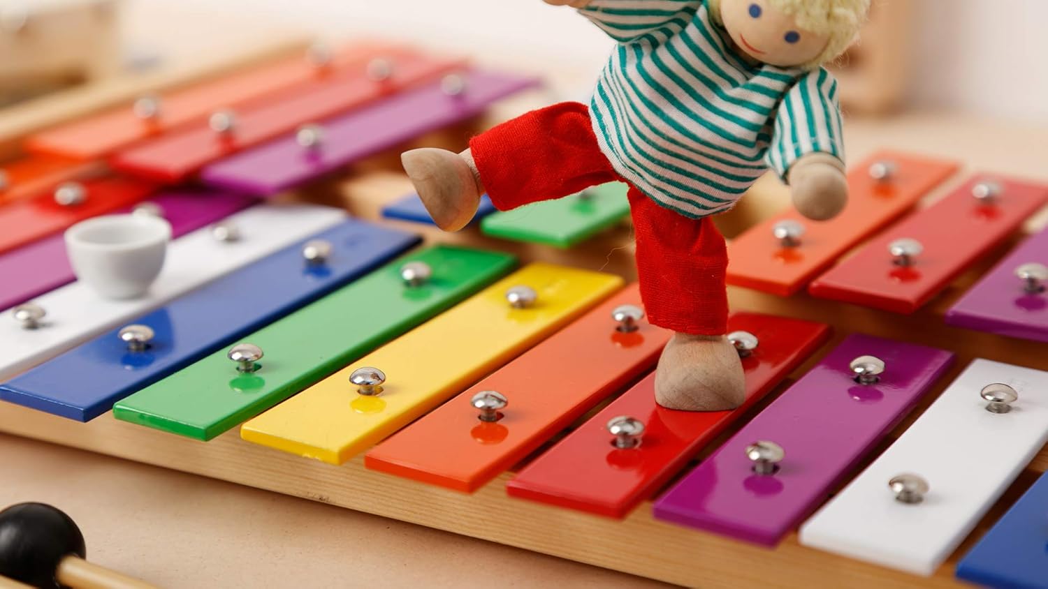20 Note Chromatic Glockenspiel Metal Xylophone Sheet Music Cards Pack of 2 H722674