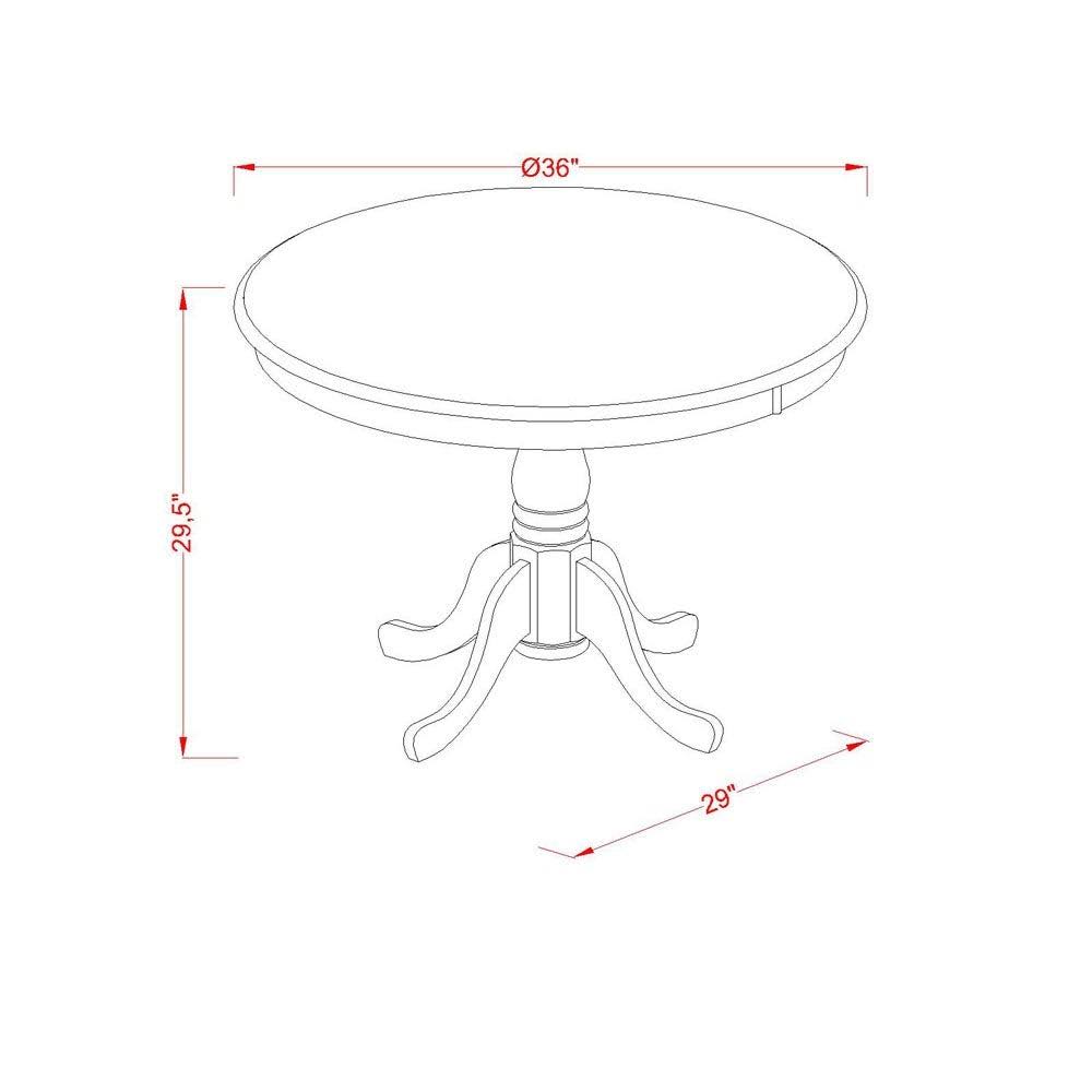 3 Piece Kitchen Table Set with 2 Dinette Chairs C288184